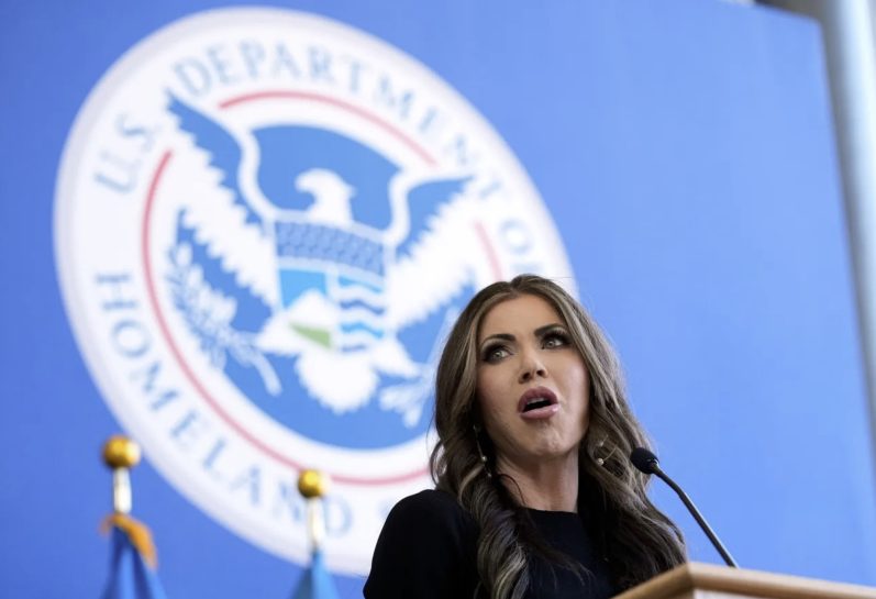 Donald Trump Fires Kristi Noem as head of Homeland Security
