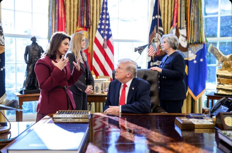 Mayor Christi Fraga Meets Trump