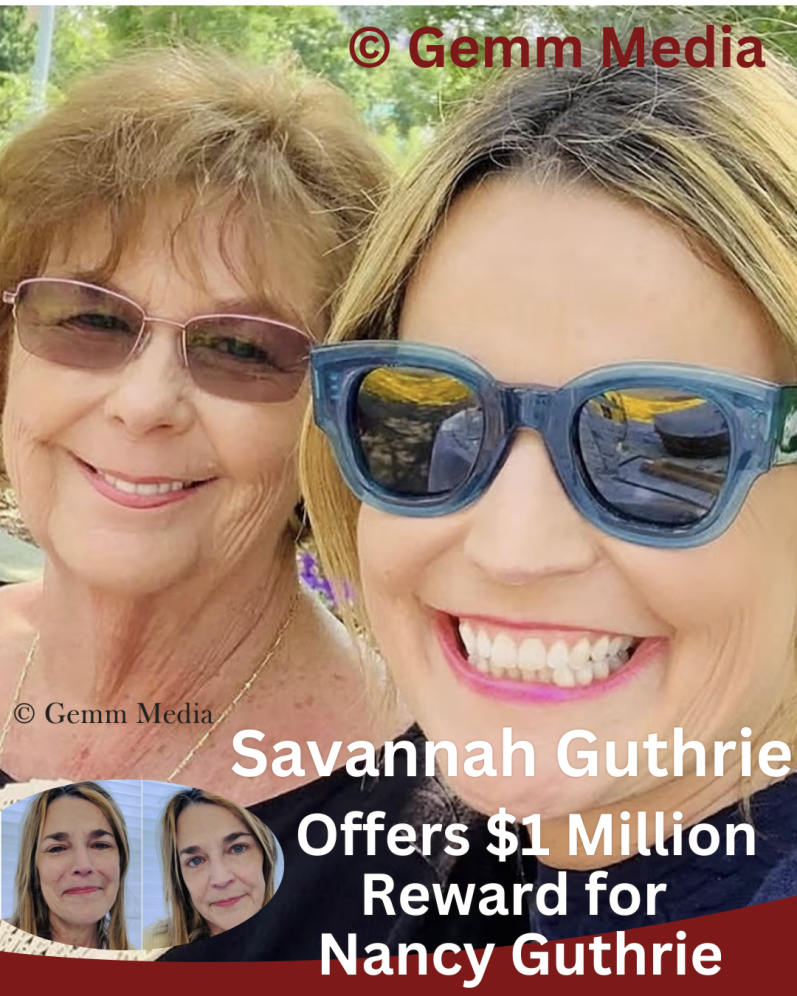 Savannah Guthrie Offers $1 Million Reward